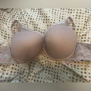 Torrid Push-up Plunge Bra. Size 44 DDD (44F). Light Pink